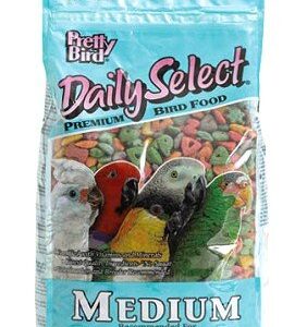 Pretty Bird International Bpb78117 Daily Select Premium Bird Food, Medium, 8-Pound