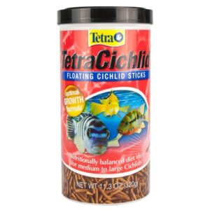 tetracichlid floating cichlid sticks 11.3 ounces, pond fish food, nutritionally balanced