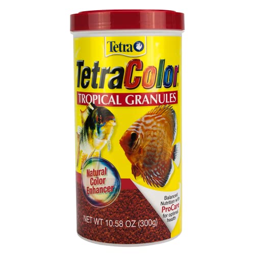 TetraColor Tropical Granules, Clear Water Advanced Formula 10.58 Ounce (Pack of 1)