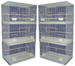 yml small breeding cages, pack of 6, white