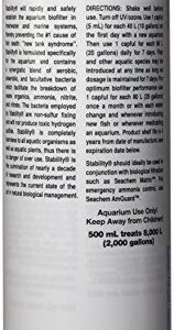 Seachem Stability Fish Tank Stabilizer - For Freshwater and Marine Aquariums, 16.9 Fl Oz (Pack of 1)