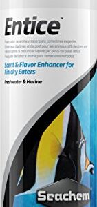 Seachem Entice- Natural Scent & Flavor Enhancer for Fish Food, Marine & Freshwater Aquariums 250ml