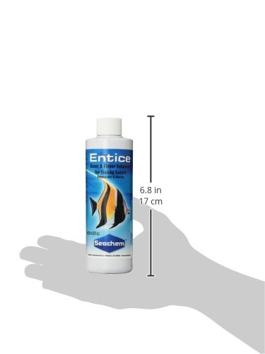 Seachem Entice- Natural Scent & Flavor Enhancer for Fish Food, Marine & Freshwater Aquariums 250ml