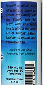 Seachem Entice- Natural Scent & Flavor Enhancer for Fish Food, Marine & Freshwater Aquariums 250ml