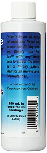 Seachem Entice- Natural Scent & Flavor Enhancer for Fish Food, Marine & Freshwater Aquariums 250ml