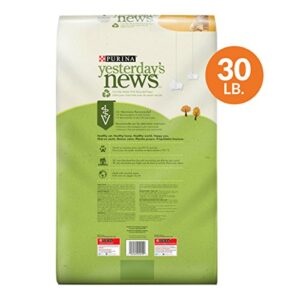 Purina Yesterday's News Non Clumping Paper Cat Litter, Unscented Low Tracking Cat Litter - 30 lb. Bag