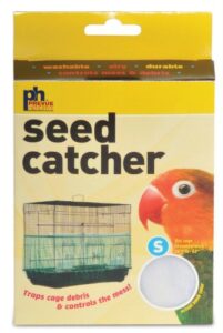 prevue-hendryx cage seed guard 7 inch x 26-51 inch