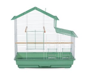 prevue pet products sp41615-2 house style bird cage, small, green