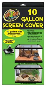 zoo med screen cover for 10 gallon tanks