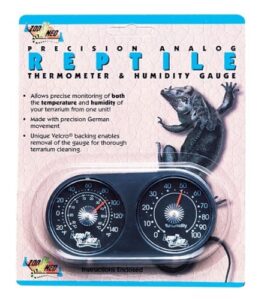 zoo med dual thermometer and humidity gauge