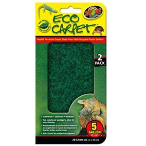 zoo med reptile cage carpet for 5 gallon tanks, 16 x 8-inches