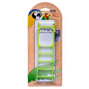 penn plax 4-step bird ladder with mirror