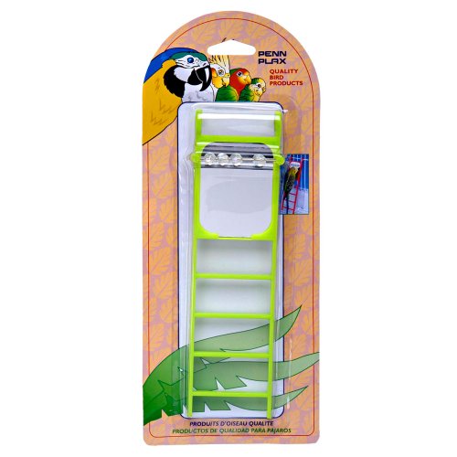 Penn Plax 4-Step Bird Ladder with Mirror