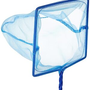 Marina 3-Inch Blue Fine Nylon Net with 10-Inch Handle, Aquarium Maintenance Tool, Blue, 11273