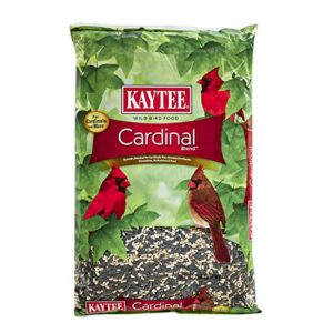 kaytee wild bird cardinal blend food seed for cardinals, chickadees, nuthatches and grosbeaks, 7-pound