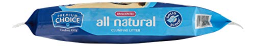 Premium Choice Carefree Kitty Unscented All-Natural Clumping Cat Litter - 25lb Bag (Packaging May Vary)