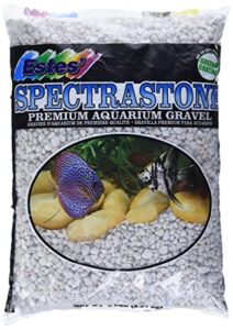 spectrastone special white aquarium gravel for freshwater aquariums, 5-pound bag