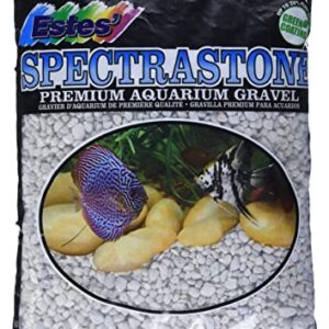 Spectrastone Special White Aquarium Gravel for Freshwater Aquariums, 5-Pound Bag