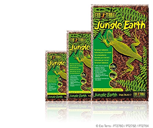 Exo Terra Jungle Earth, Tropical Terrarium Substrate, 4 Quarts, PT2760