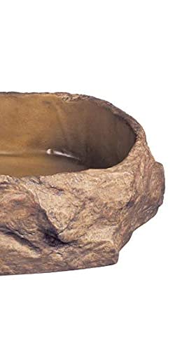 Exo Terra Water Dish, Water Bowl for Reptiles, X-Large, Flavorless, 1 pounds