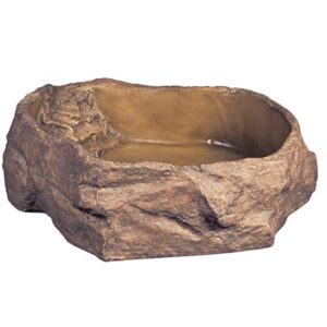 exo terra water dish, water bowl for reptiles, x-large, flavorless, 1 pounds