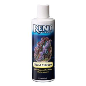 kent marine concentrated liquid calcium bottle 8 fluid ounces