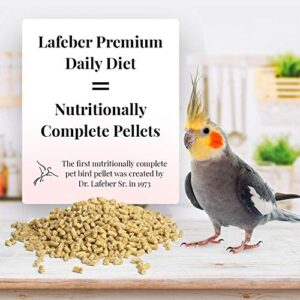 LAFEBER'S Premium Daily Diet Pellets Pet Bird Food, Made with Non-GMO and Human-Grade Ingredients, for Cockatiels, 5 lb