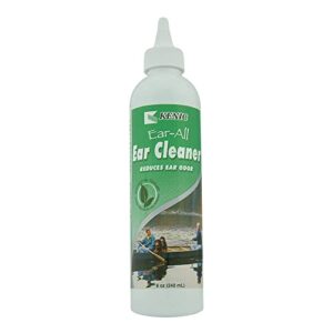 kenic ear cleaner for dogs, cats, pets - wax, odor, & debris remover, keeps ears clean,fresh & healthy, gentle cleanser to help reduce infection & itching - cruelty free, made in usa