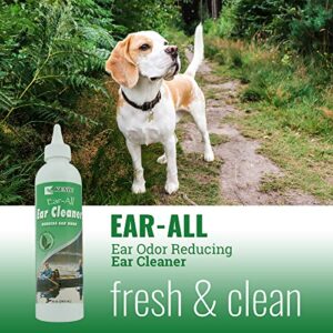 Kenic Ear Cleaner for Dogs, Cats, Pets - Wax, Odor, & Debris Remover, Keeps Ears Clean,Fresh & Healthy, Gentle Cleanser to Help Reduce Infection & Itching - Cruelty Free, Made in USA