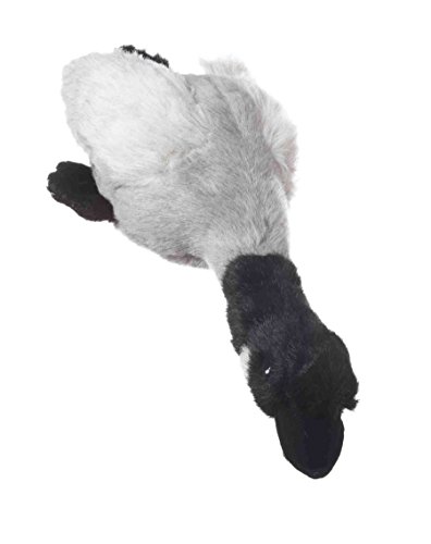 Multipet Canada Goose Migrator Bird Plush Dog Toy, Gray, 16" (37762), All Breed Sizes