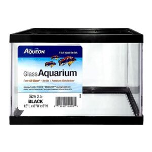 all glass aquarium aag10002 tank, 2.5-gallon