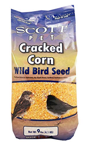 Scott Pet Cracked Corn 9LB, Yellow (PYCC-1)