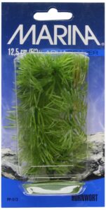 marina aquascaper fish tank decorations, hornwart plant, 5-inch