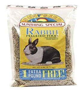 sunseed sunbasics rabbit food - 6lb