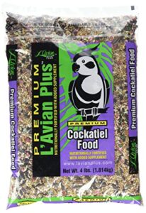 la cockatiel sunflower bird food 4 lb