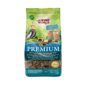 living world premium cockatiel mix, 2 pounds
