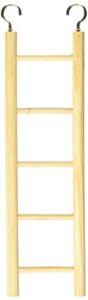 penn-plax ba105 5-step wooden ladder for small birds