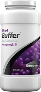 seachem reef buffer, 500 grams,white