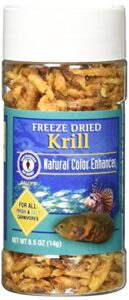 san francisco bay brand asf71305 freeze dried krill for fresh and saltwater carnivores, 14g