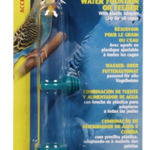 Living World Combo Waterer and Feeder, Small (Colors May Vary)
