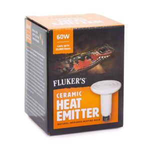 Fluker's Ceramic Heat Emitter for Reptiles,Black
