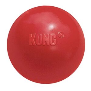 kong - ball with hole - durable rubber, fetch toy - for small dogs