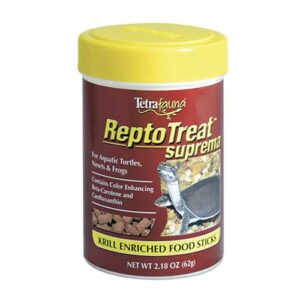 tetrafauna reptotreat suprema 2.18 ounces, food supplement for aquatic turtles, newts and frogs, 1-pack