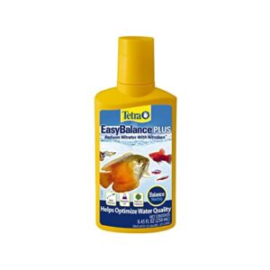 tetra easybalance plus 8.45 ounces, weekly freshwater aquarium water conditioner,golds & yellows