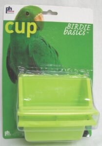 prevue pet products high back universal plastic cup 2pk/6oz