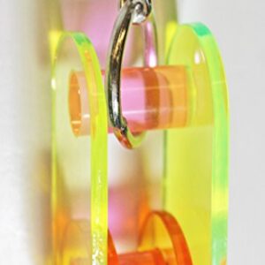 Prevue Pet Products Rainbow Acrylic Links Bird Toy