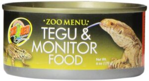 zoo med laboratories szmzm70 tegu,monitor and carnivore food, 6-ounce