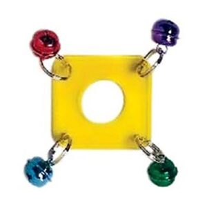 prevue pet products rainbow mini acrylic perch ring bird toy