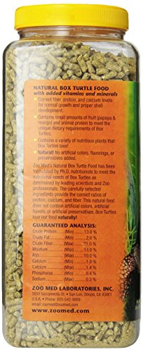 Zoo Med Natural Box Turtle Food, 20-Ounce