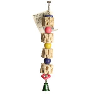 polly's cactus tower pet bird toy, small